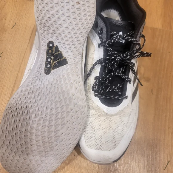 Adidas Men's Black and White Sneakers - Picture 4 of 4